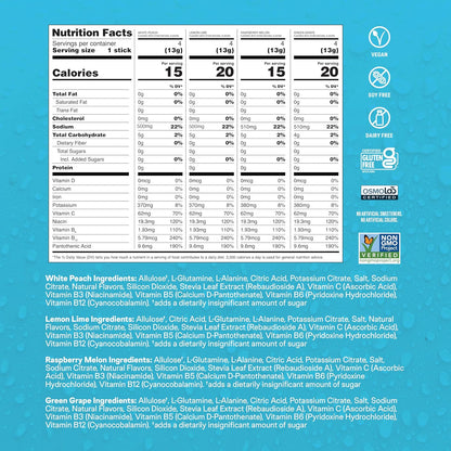 proprietary amino acid allulose blend delivering 3x electrolytes vs leading sports drinks