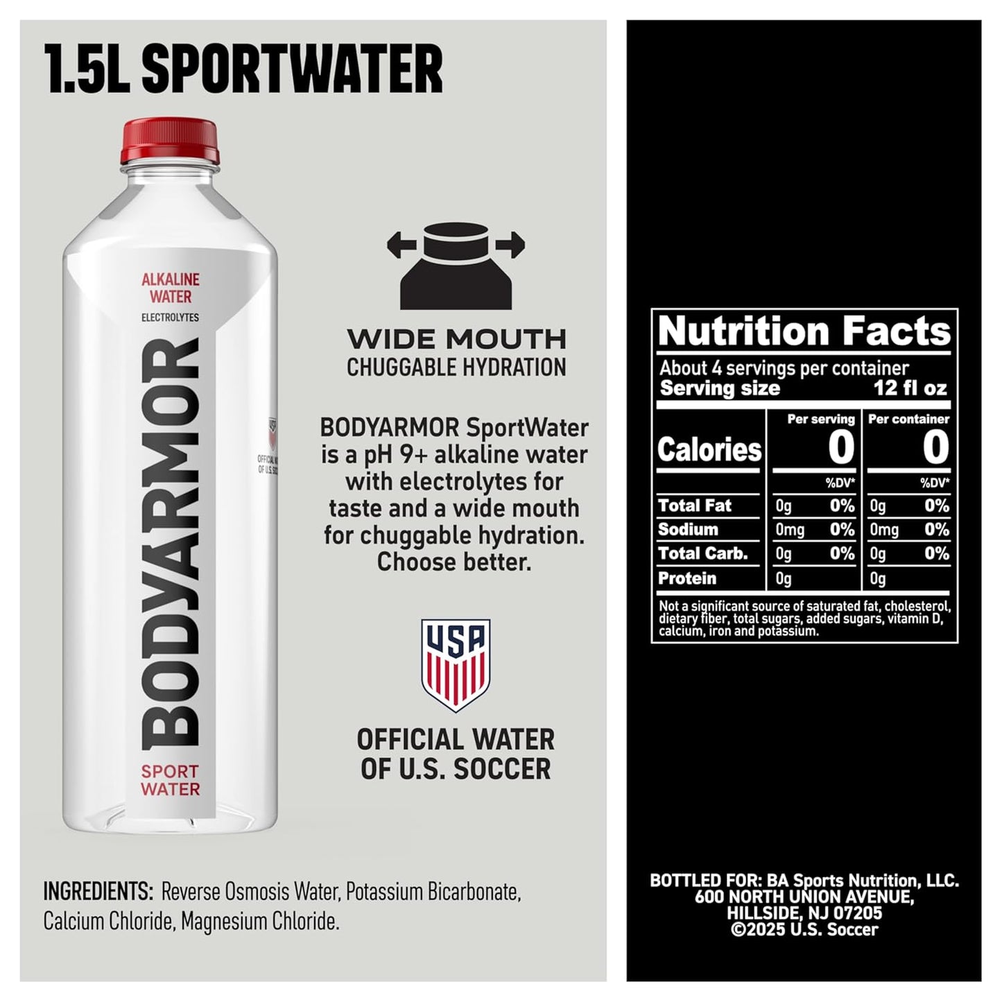proprietary electrolyte blend of potassium bicarbonate, calcium chloride, and magnesium chloride