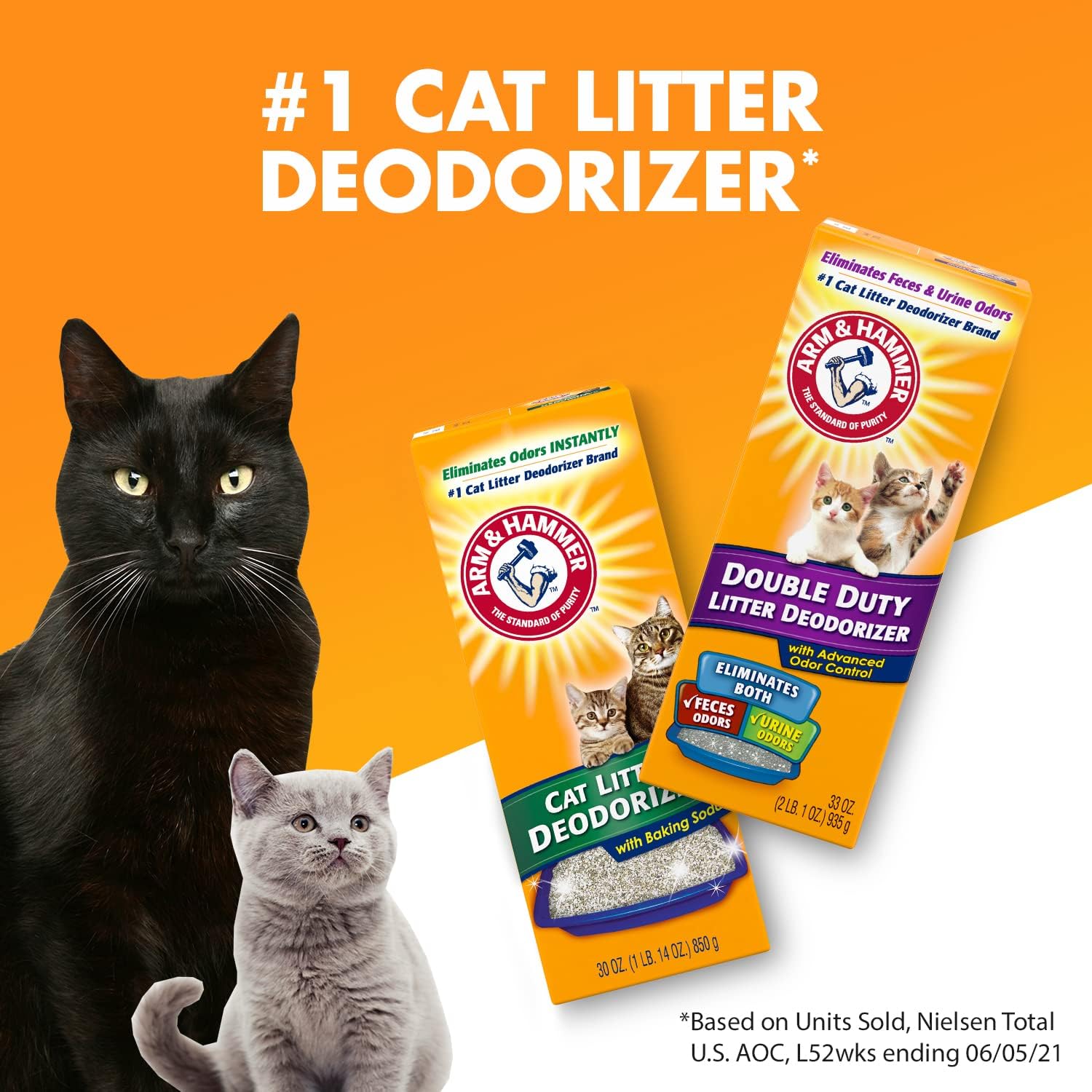 proven 9-day odor control verified by internal lab testing vs. litter alone