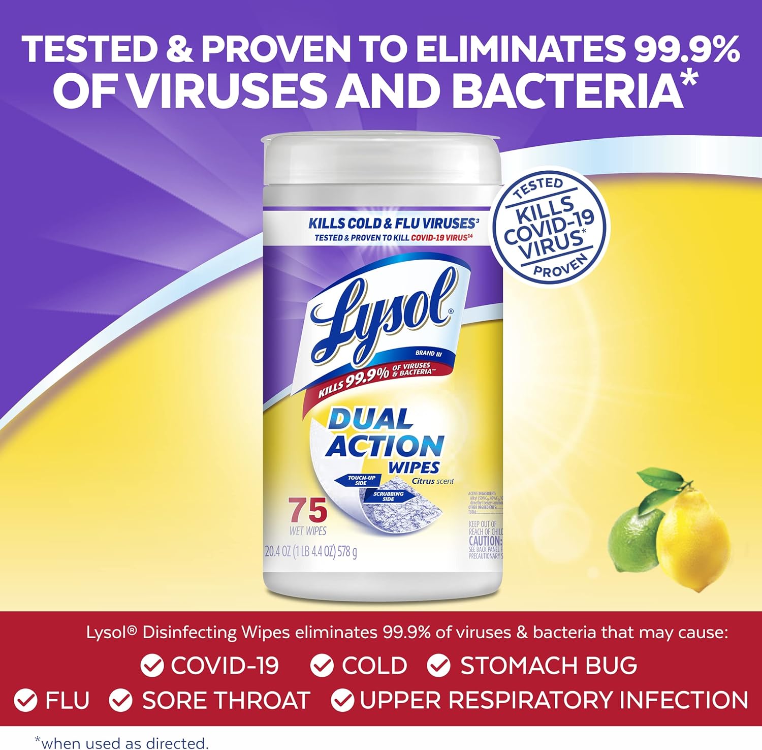 proven against 8 cold and flu viruses including 2009 h1n1 influenza
