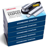 Officemate Standard Staples – Reliable Stapling Supplies for Faculty Copy Rooms, Chisel Point Tips