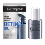 Neutrogena Rapid Wrinkle Repair Retinol Face Oil – Nightly Self-Care Serum for Women, Evening Skincare Ritual for Fine Lines