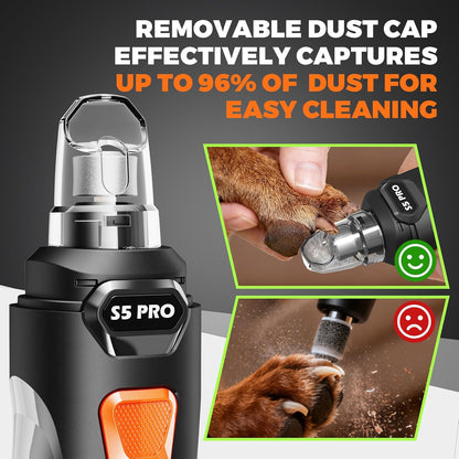 PurePaw Nail Grinder – Sleek LED Pet Trimmer for the Uncluttered Grooming Corner