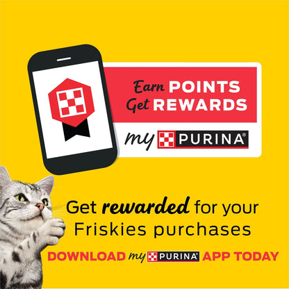 Purina Friskies Dry Cat Food Seafood Sensations - 22 lb. Bag of Salmon, Tuna and Shrimp for Mindful Multi-Cat Feeding Routines