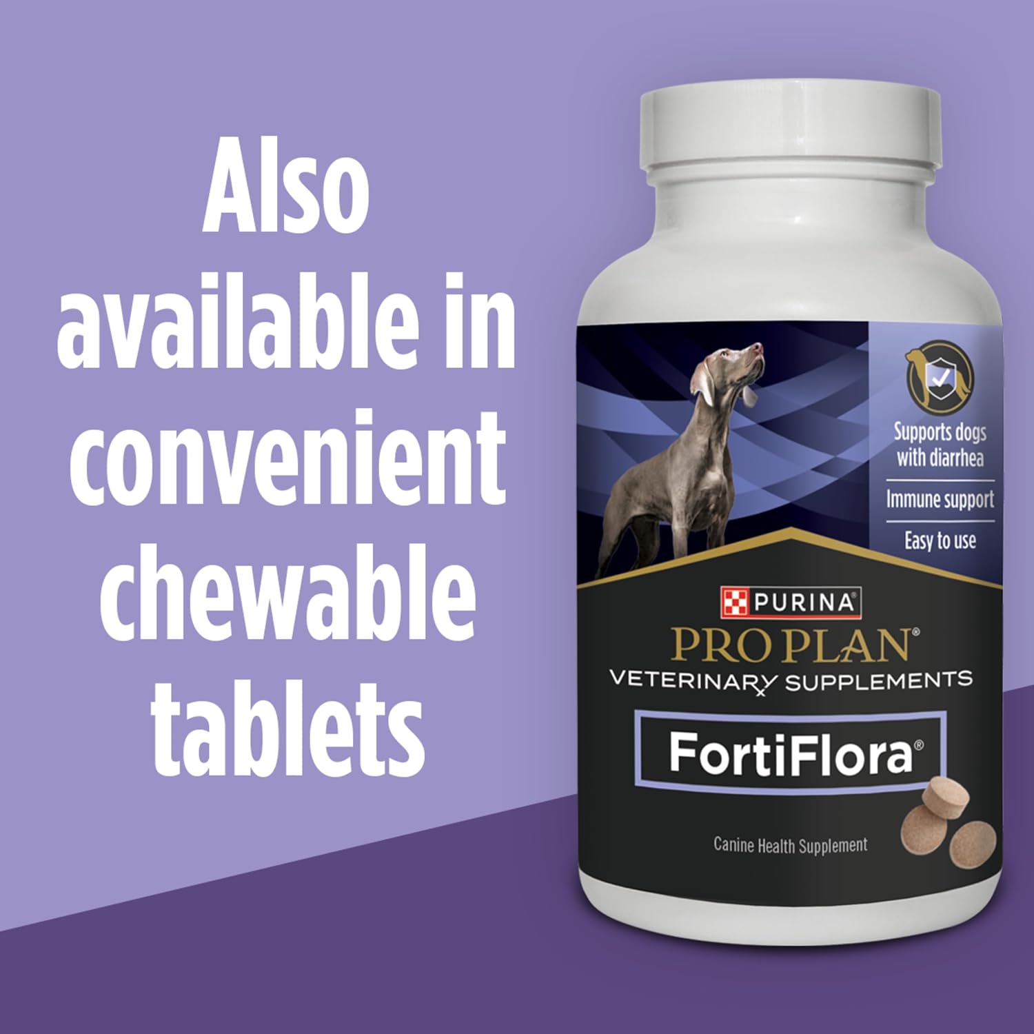 Purina Pro Plan FortiFlora Probiotic Powder for Dogs – Travel-Ready Gut Support for Boarding and Road Trips