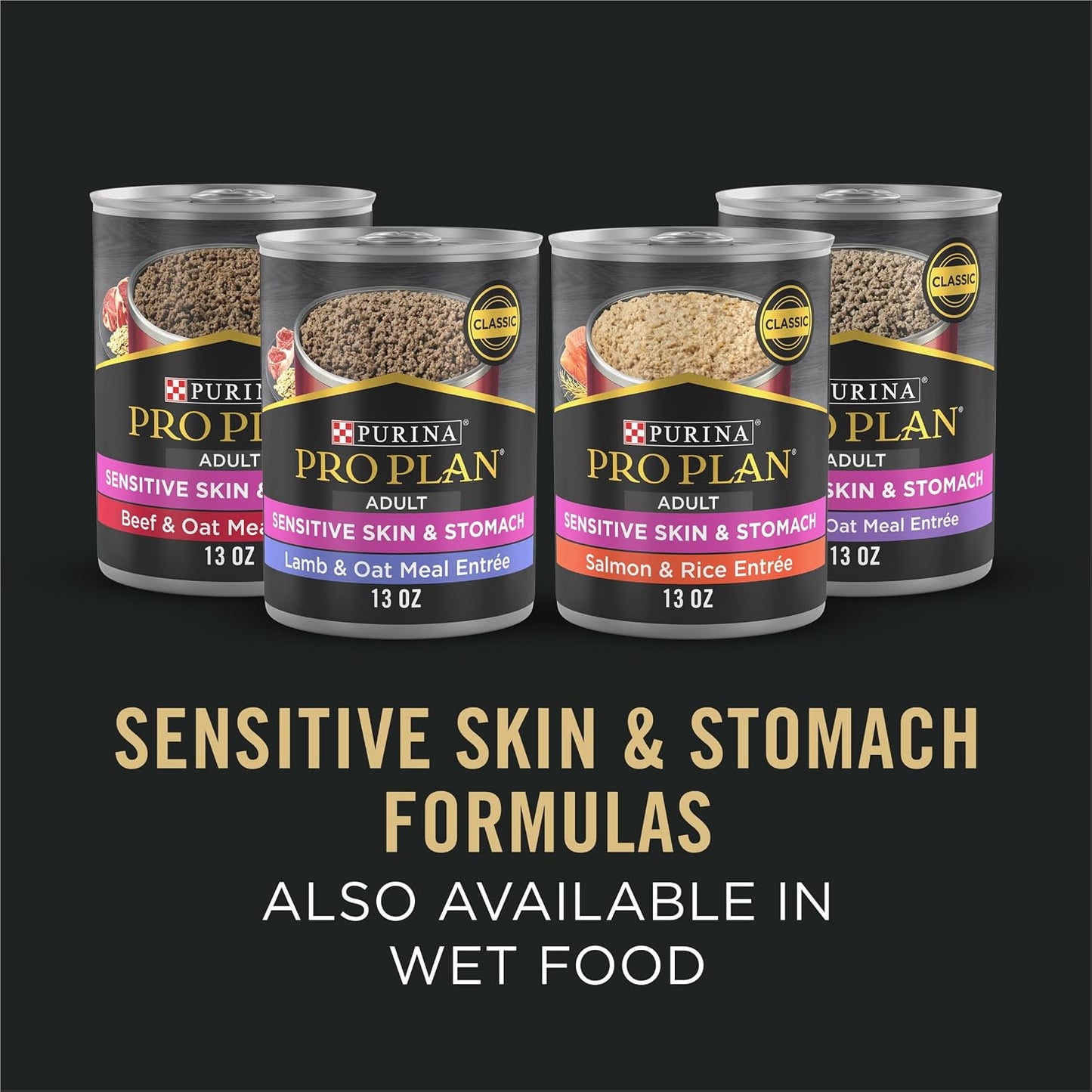 Purina Pro Plan Sensitive Skin and Stomach Dog Food Dry – Adult Salmon & Rice Formula for Daily Digestive Wellness