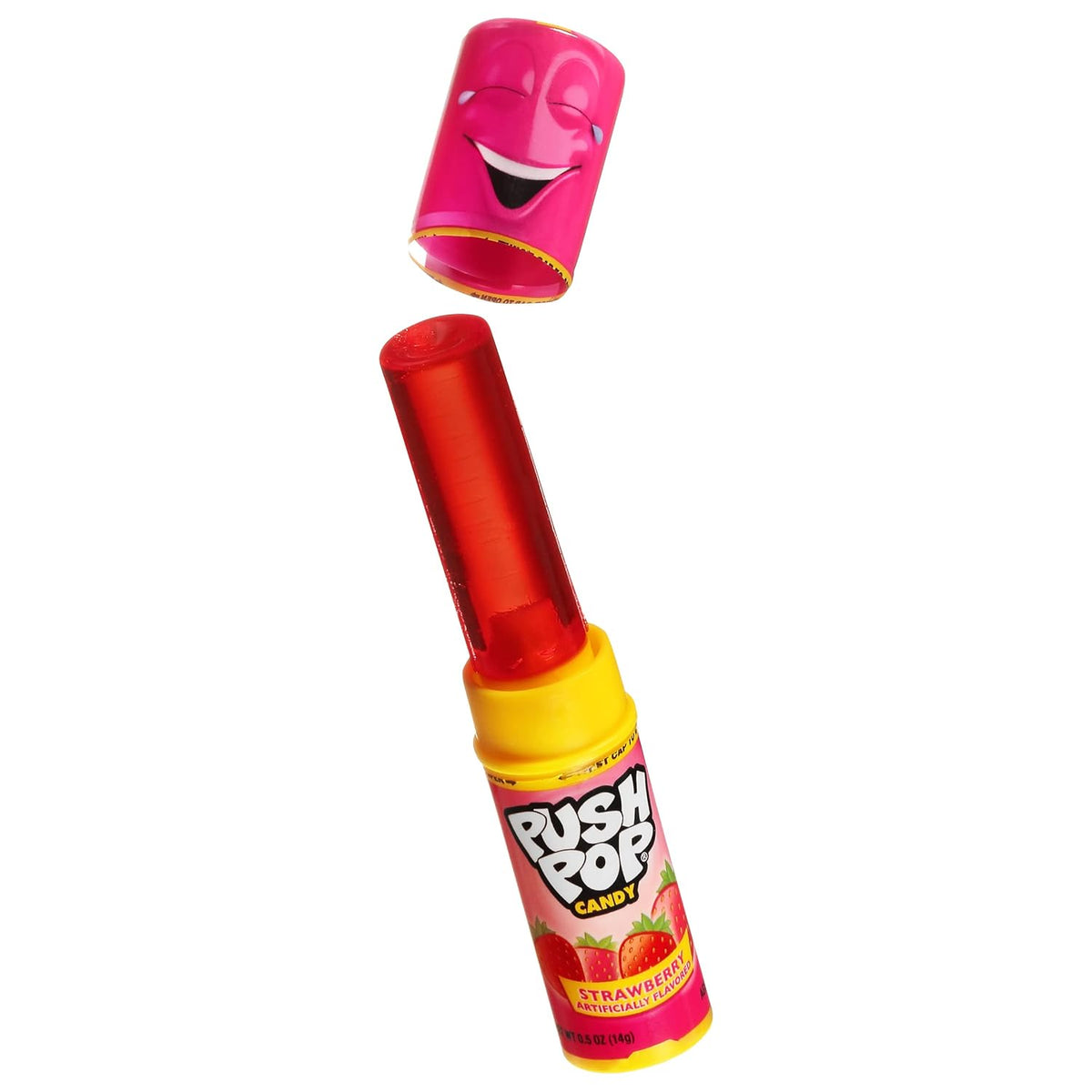 Push Pop Candy Lollipops – Thoughtful Hostess and Party Favor Gift, Assorted Fruit Push-Pop Candy Pack