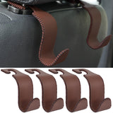 LUSRA Headrest Hooks – Kid-Friendly Backseat Organizer, Hangs School Bags and Lunch Boxes Off the Floor