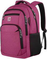 Volher Laptop Backpack – Anti Theft Travel Backpack with Hidden Spine Pocket for Passports and Wallets
