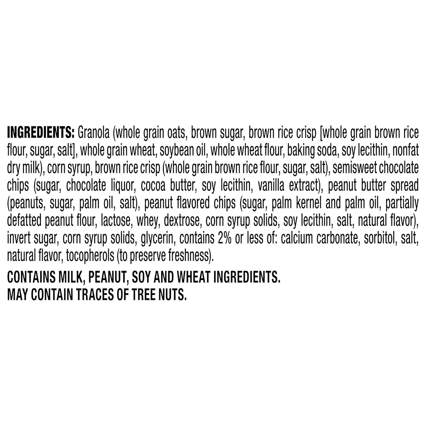 Quaker Chewy Granola Bars – School Lunchbox Snack for Kids, 58 Individually Wrapped Peanut Butter Chocolate Chip
