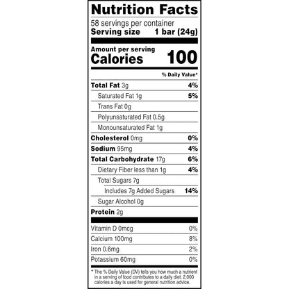 Quaker Chewy Granola Bars – School Lunchbox Snack for Kids, 58 Individually Wrapped Peanut Butter Chocolate Chip