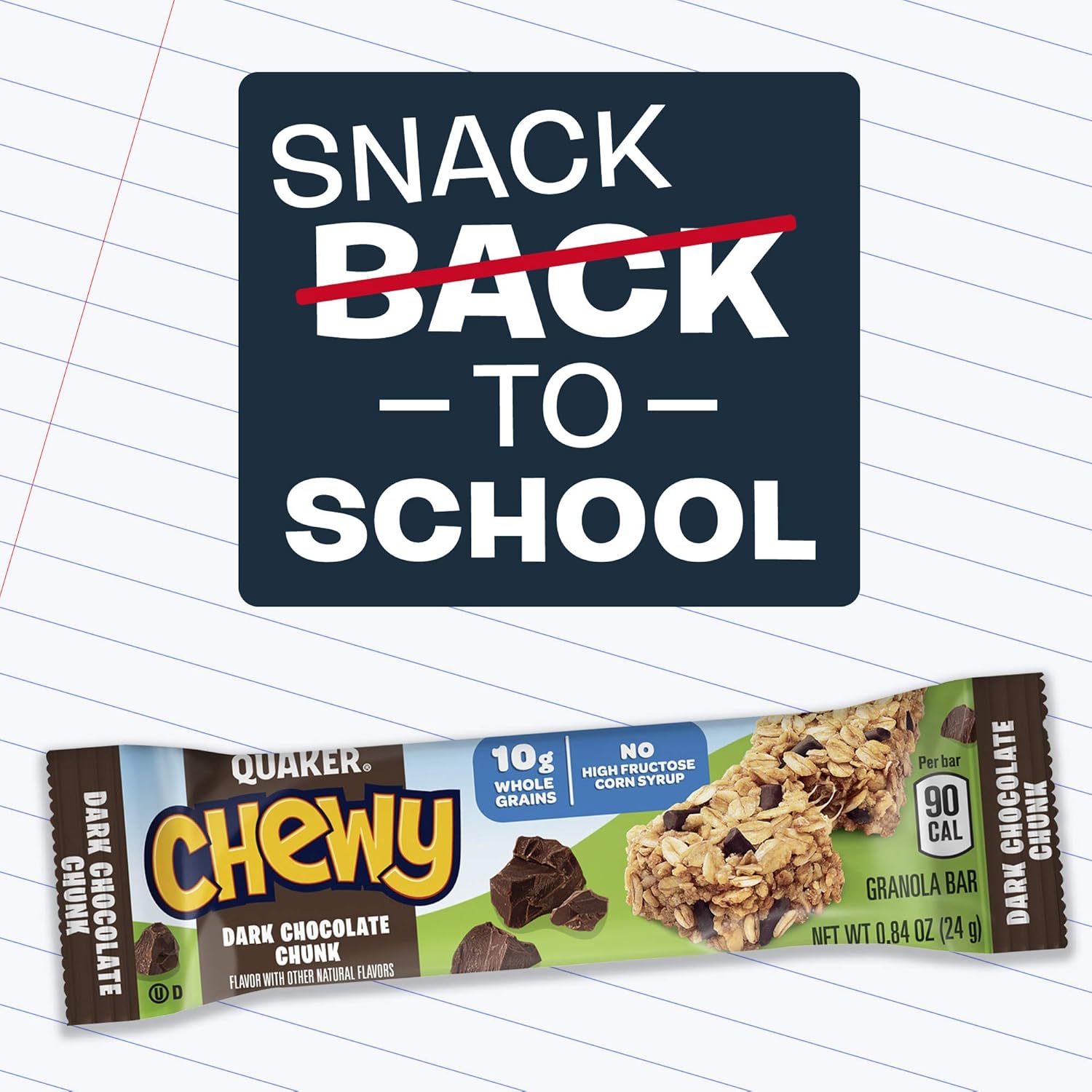 Quaker Chewy Granola Bars Variety Pack – Care Package Snack Gift for Busy Parents and Students