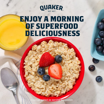 Quaker Immunity Instant Oatmeal – Quick School Morning Family Breakfast, 32 Single-Serve Packets with Real Fruit Pieces