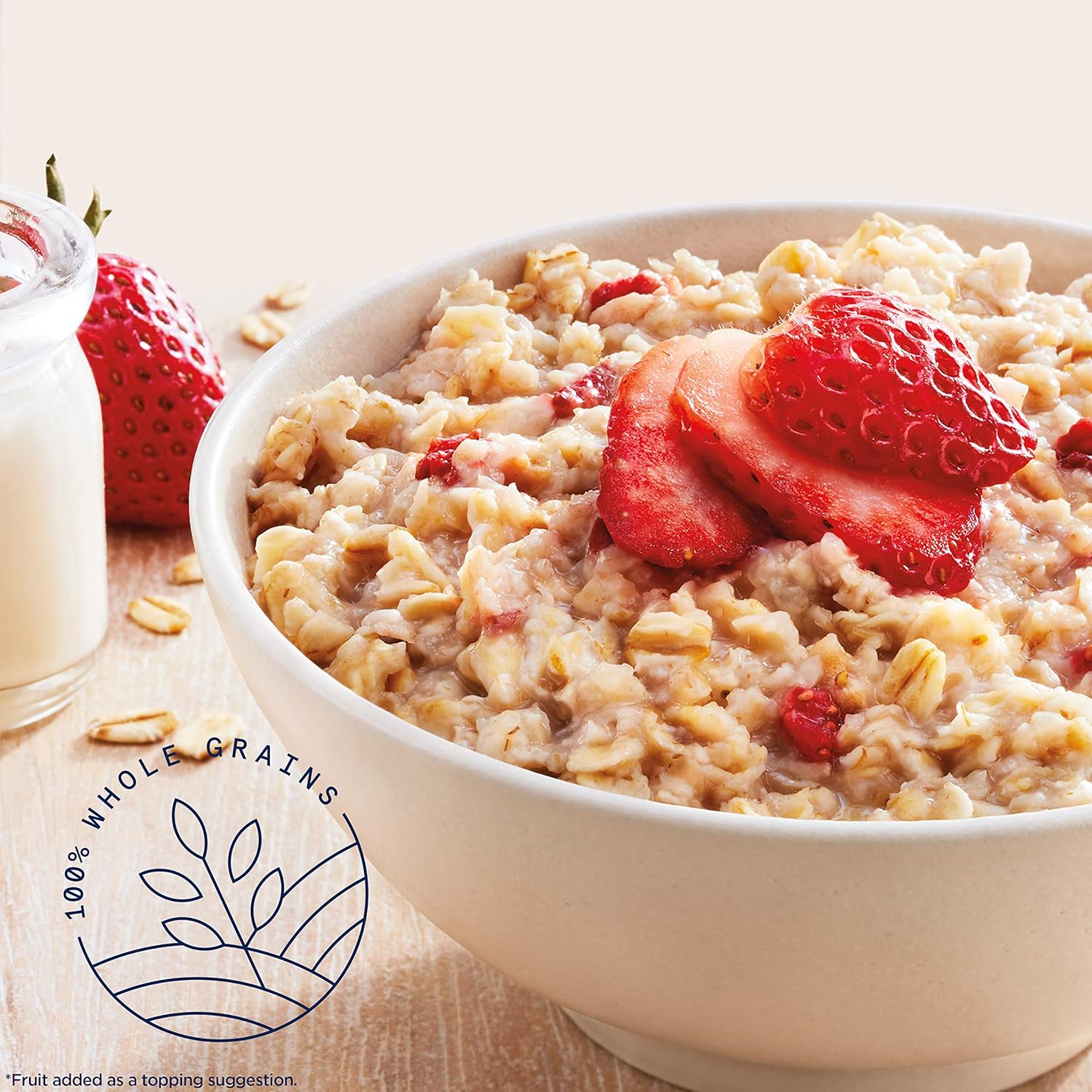 Quaker Immunity Instant Oatmeal – Quiet Hotel Room Immune Support Bowl, No Artificial Flavors Whole Grain Travel Packets