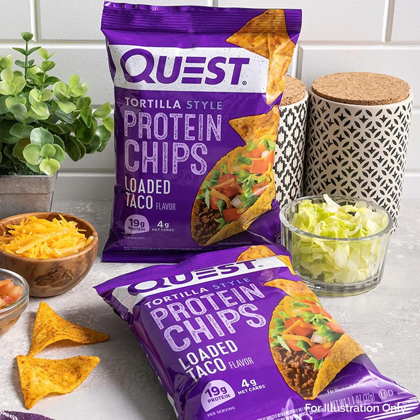 Quest Nutrition Chili Lime Protein Tortilla Chips – Thoughtful Keto Friendly Gift for Health Conscious Friends