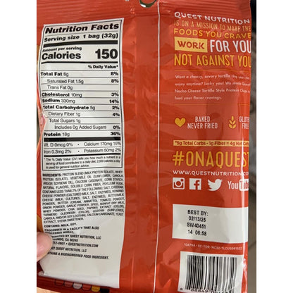 Quest Nutrition Chili Lime Tortilla Style Protein Chips – Low Carb Single Serve Chips for Post-Workout Self-Care