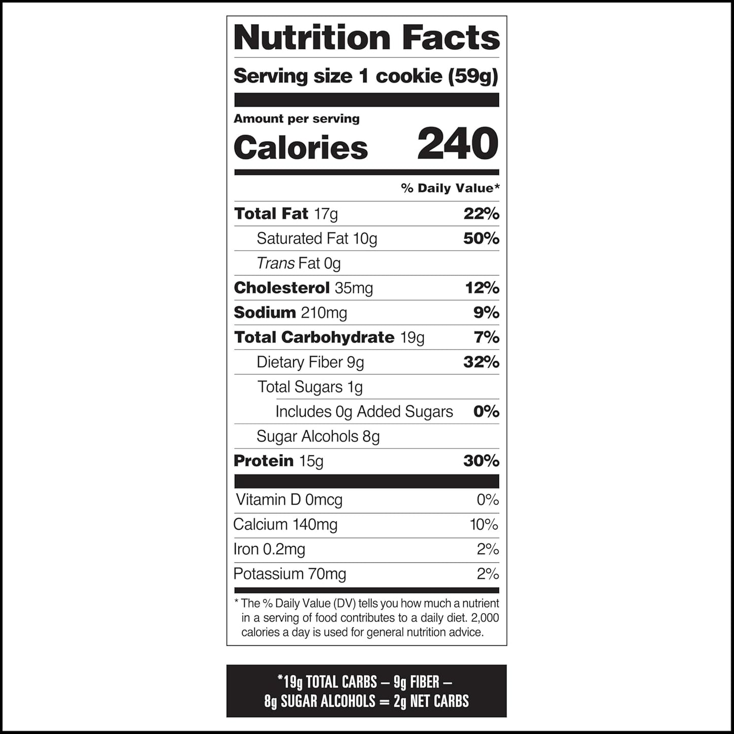 Quest Nutrition Chocolate Chip Protein Cookie – Wind-Down Snack for Macro Trackers, 15g Protein