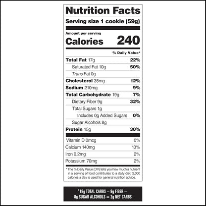 Quest Nutrition Chocolate Chip Protein Cookie – Wind-Down Snack for Macro Trackers, 15g Protein