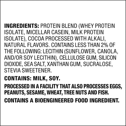 Quest Nutrition Chocolate Milkshake Protein Powder – Desk-Side Fuel for Focused Workdays, Sustained 4-7 Hour Protein Release, 3 lb