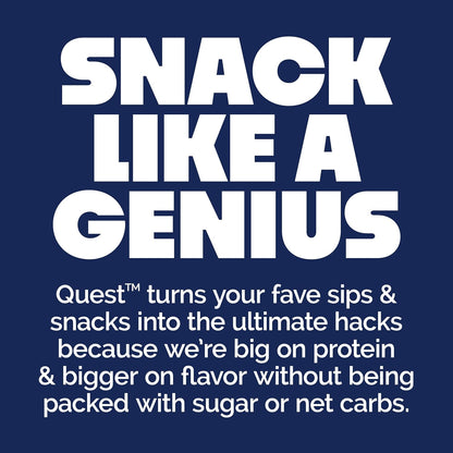 Quest Nutrition Crispy Cookies & Cream Hero Protein Bar – Wind-Down Evening Snack for Mindful Self-Care Routines, 18g Protein