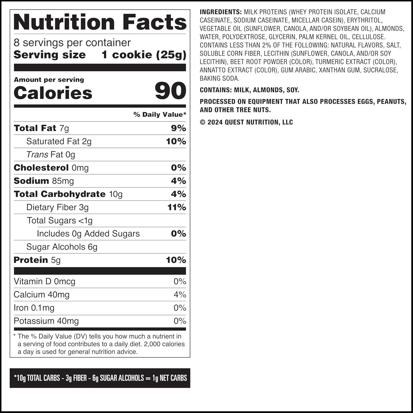 Quest Nutrition Frosted Protein Cookies – Office Desk Drawer Snack for Busy Professionals, Low-Sugar Grab-and-Go Protein Bite
