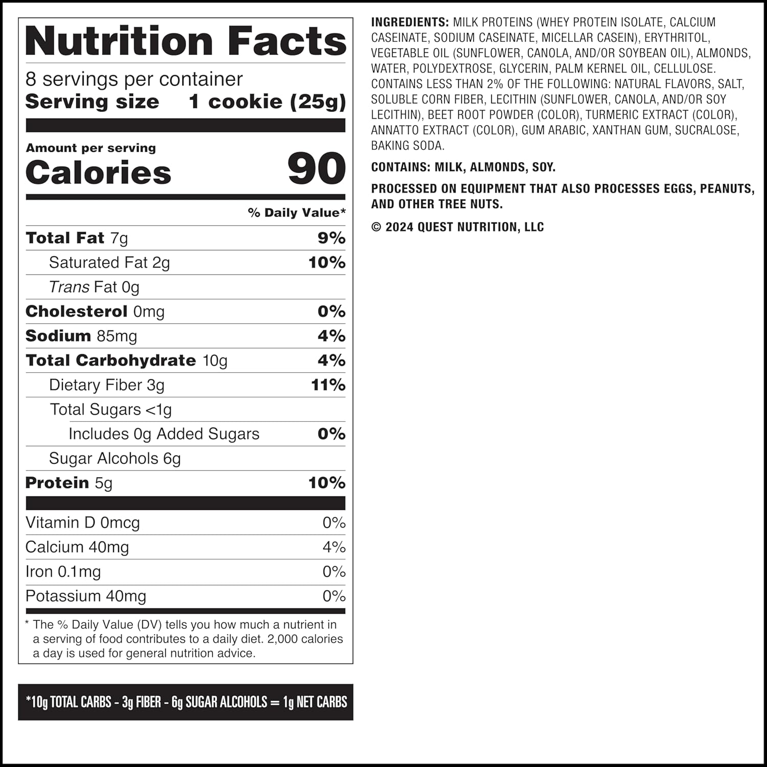 Quest Nutrition Frosted Protein Cookies – Self-Care Snack for Macro-Tracking Wellness Routines, Low-Sugar Birthday Cake Treat