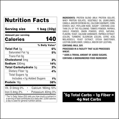 Quest Nutrition Protein Chips Variety Pack – Self-Care Snack for Low-Carb Wellness Routines, 1.1 oz Single-Serve Bags