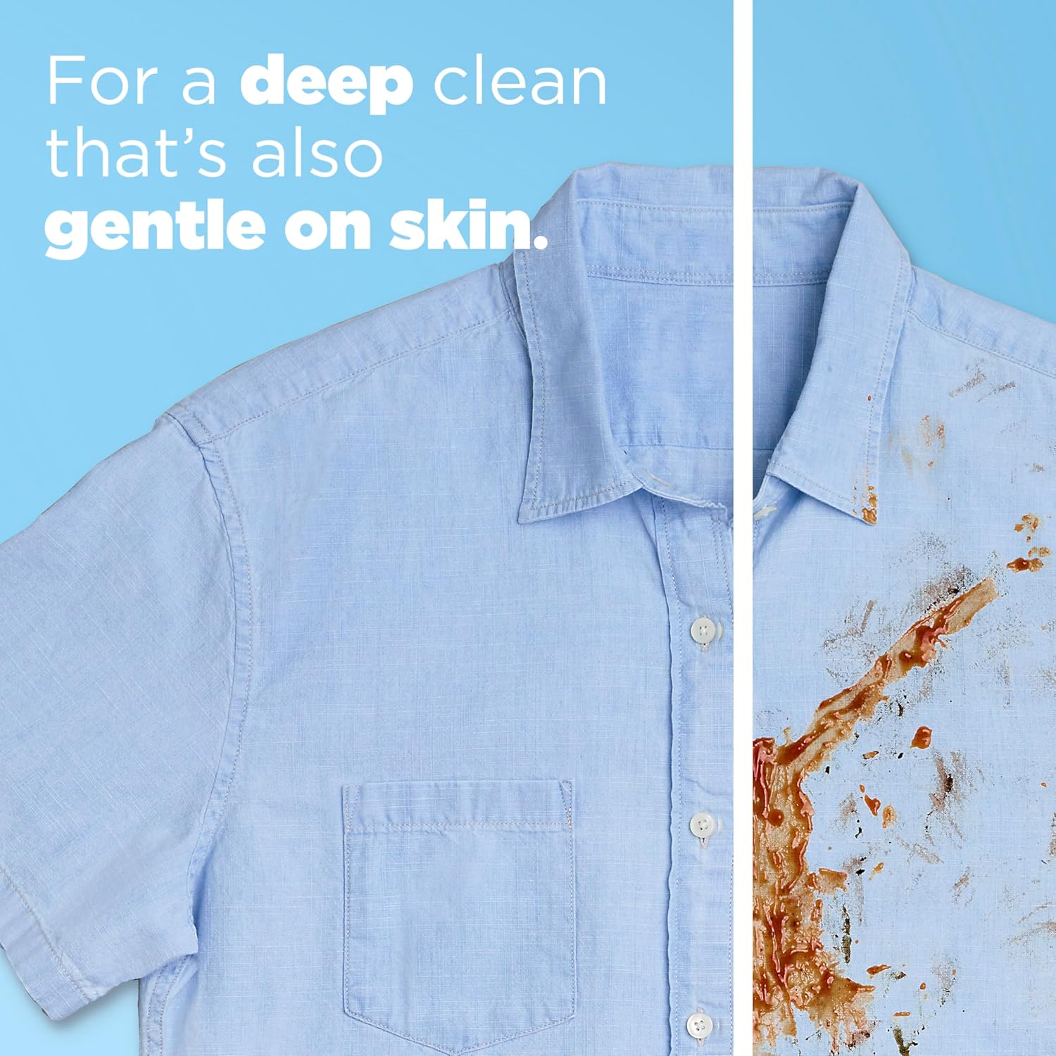 quick-dissolve design compatible with hot and cold water temperatures