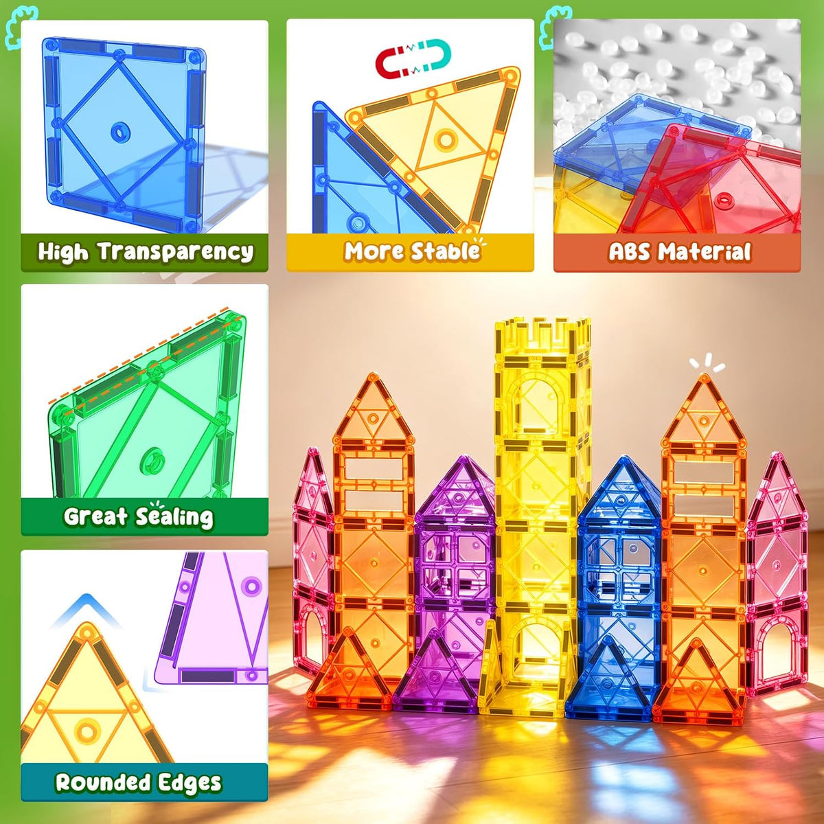 rainbow color palette for color recognition and sorting activities