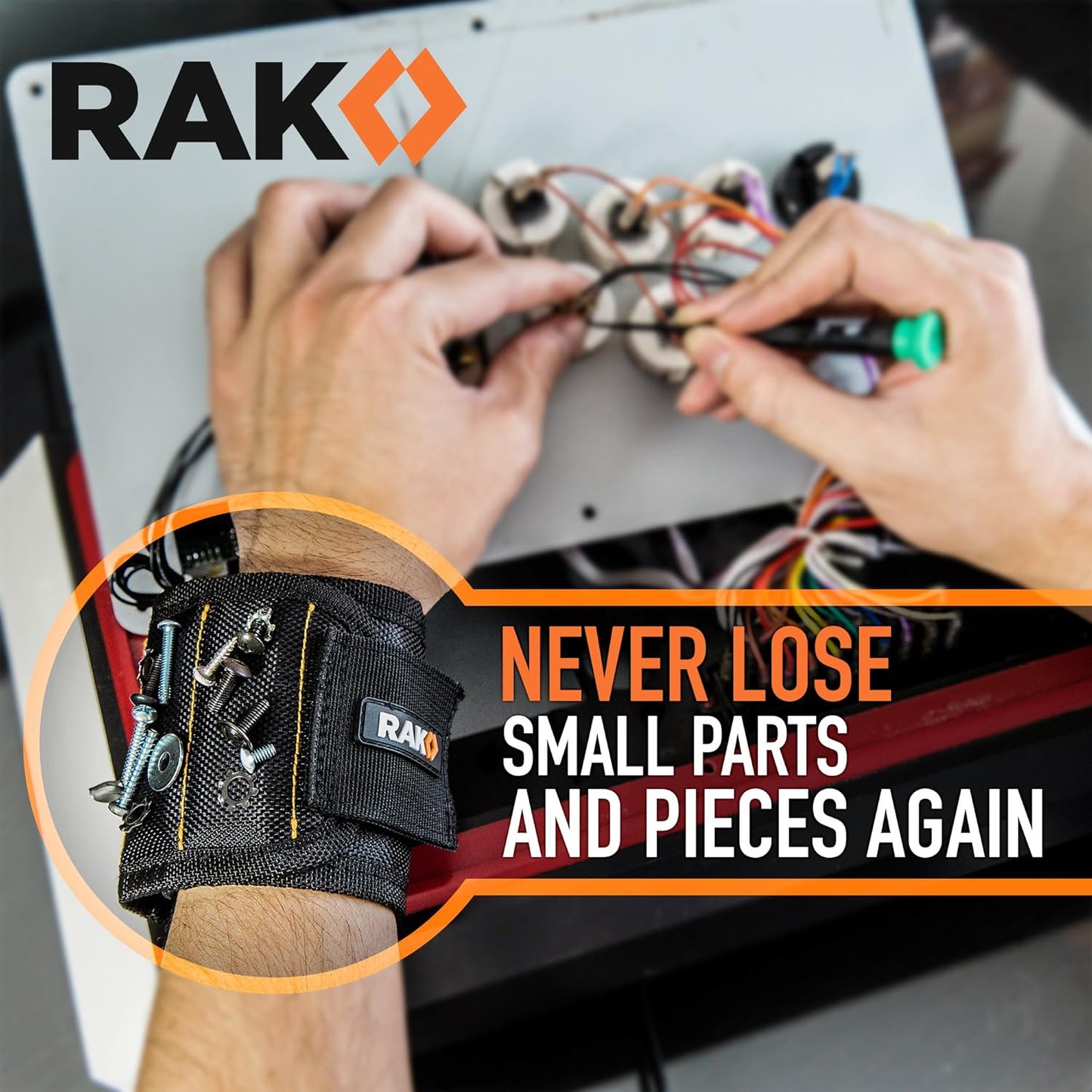 RAK Magnetic Wristband – Thoughtful Holiday Gift for Him, Christmas Stocking Stuffer for Men Who Have Everything