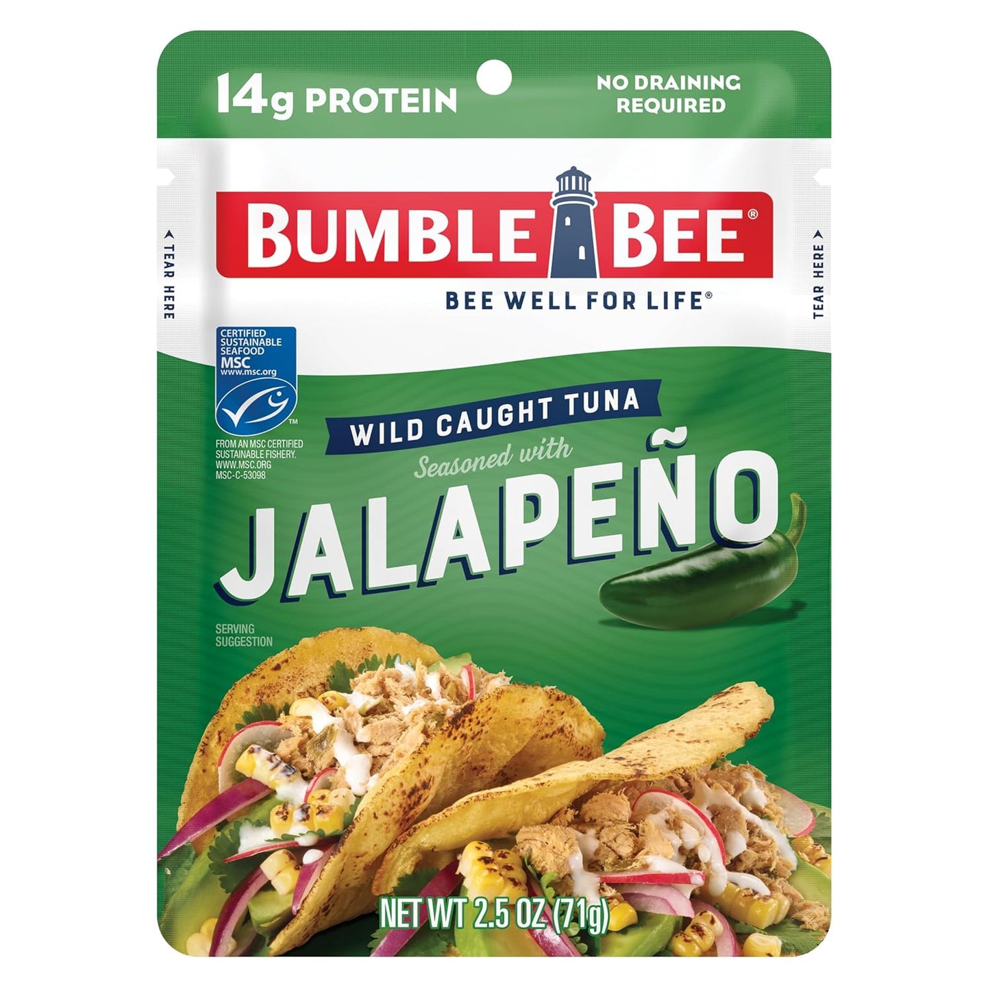 ready-to-eat flexible pouch packaging (no can opener or draining required)