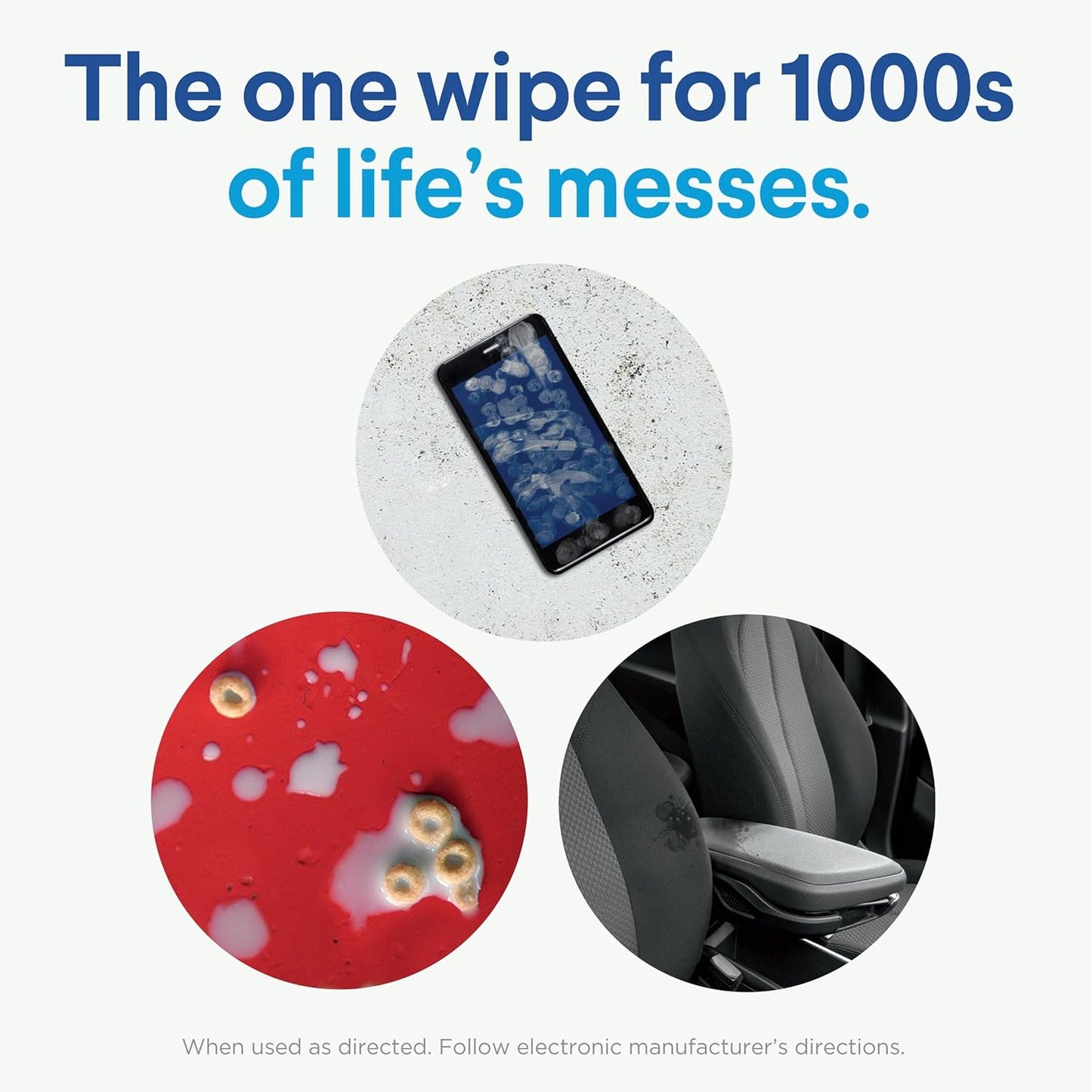 ready-to-use premoistened disposable wipes requiring no rinsing or prep