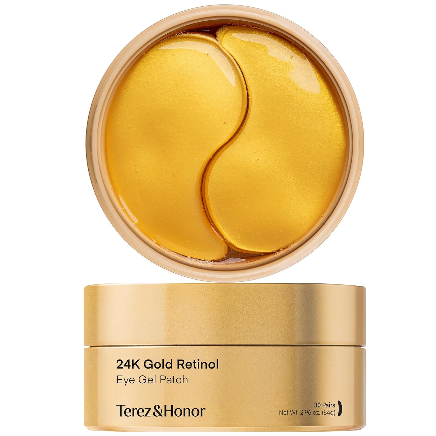 real 24k gold-infused korean hydrogel patch format (30 pairs / 60 masks)