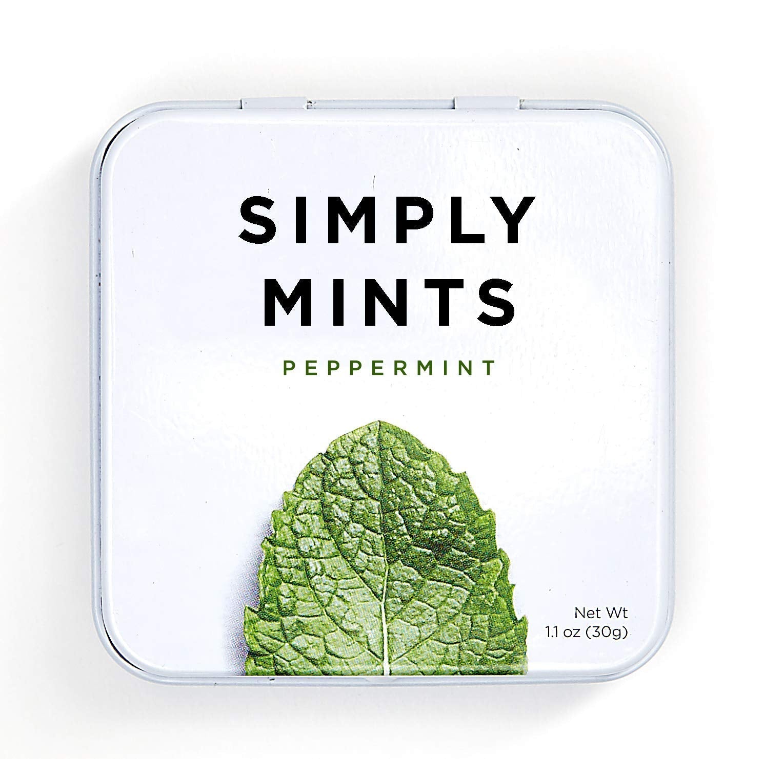 real peppermint oil (no artificial flavors, colors, or sweeteners)