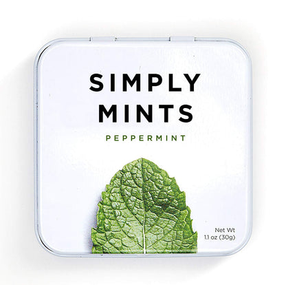 real peppermint oil (no artificial flavors, colors, or sweeteners)