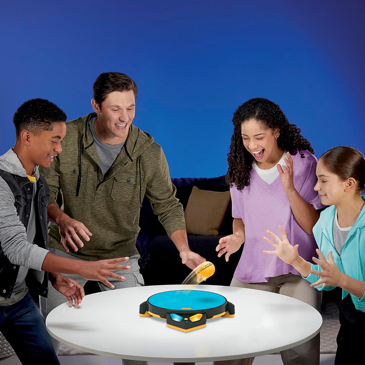 Rebounce Game | Safe Indoor Active Play for Kids Ages 8+ | Soft Foam Ball Tabletop Bouncer for Living Room and Playroom