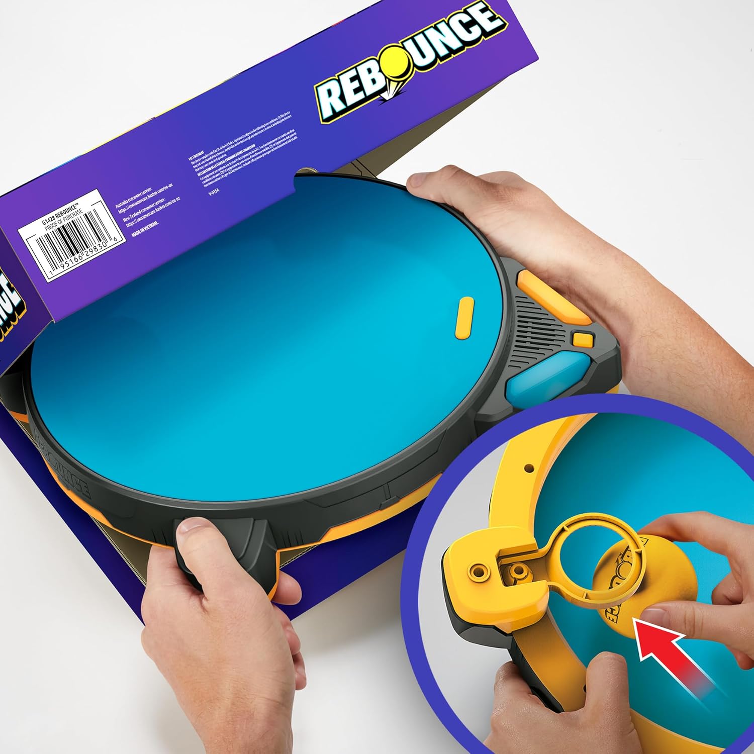 Rebounce Game | Safe Indoor Active Play for Kids Ages 8+ | Soft Foam Ball Tabletop Bouncer for Living Room and Playroom