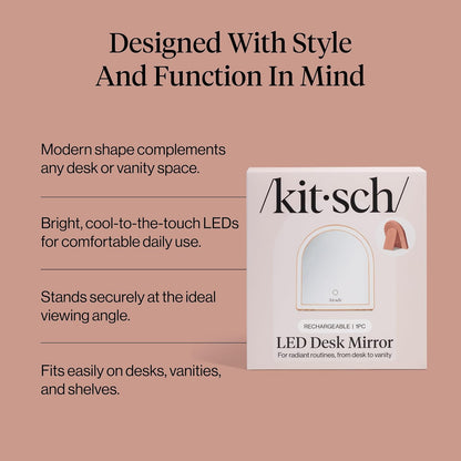 rechargeable battery-powered design (no constant outlet dependency)