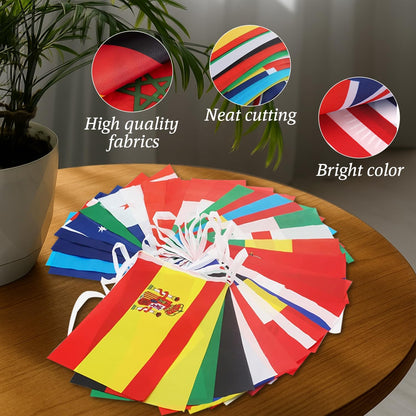 rectangular flag shape at 8.3"l x 5.5"w for clear visibility of flag details