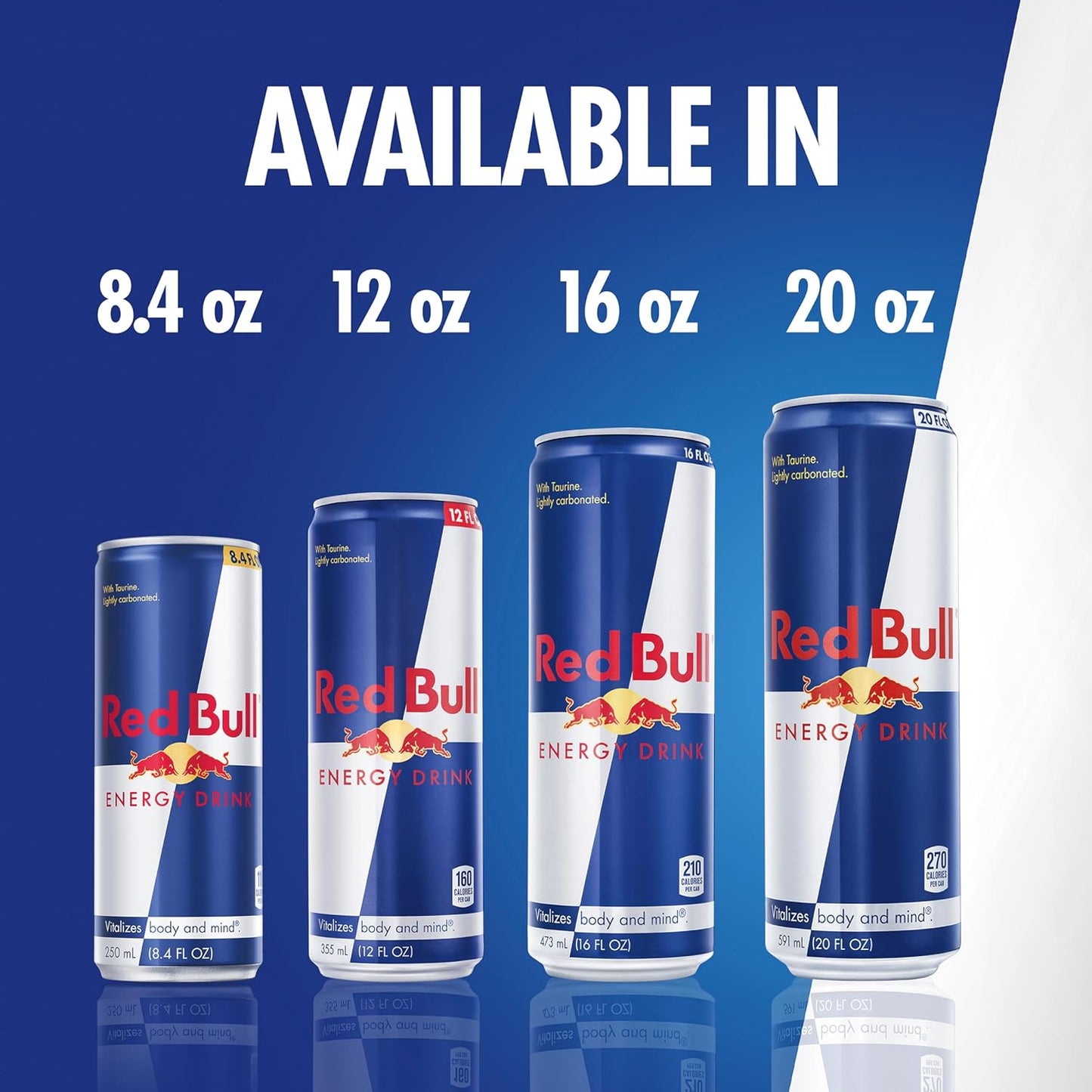 Red Bull Energy Drink – Portable Energy for Camping Trips and Hiking Trail Resupplies, 8.4 Fl Oz 4-Pack