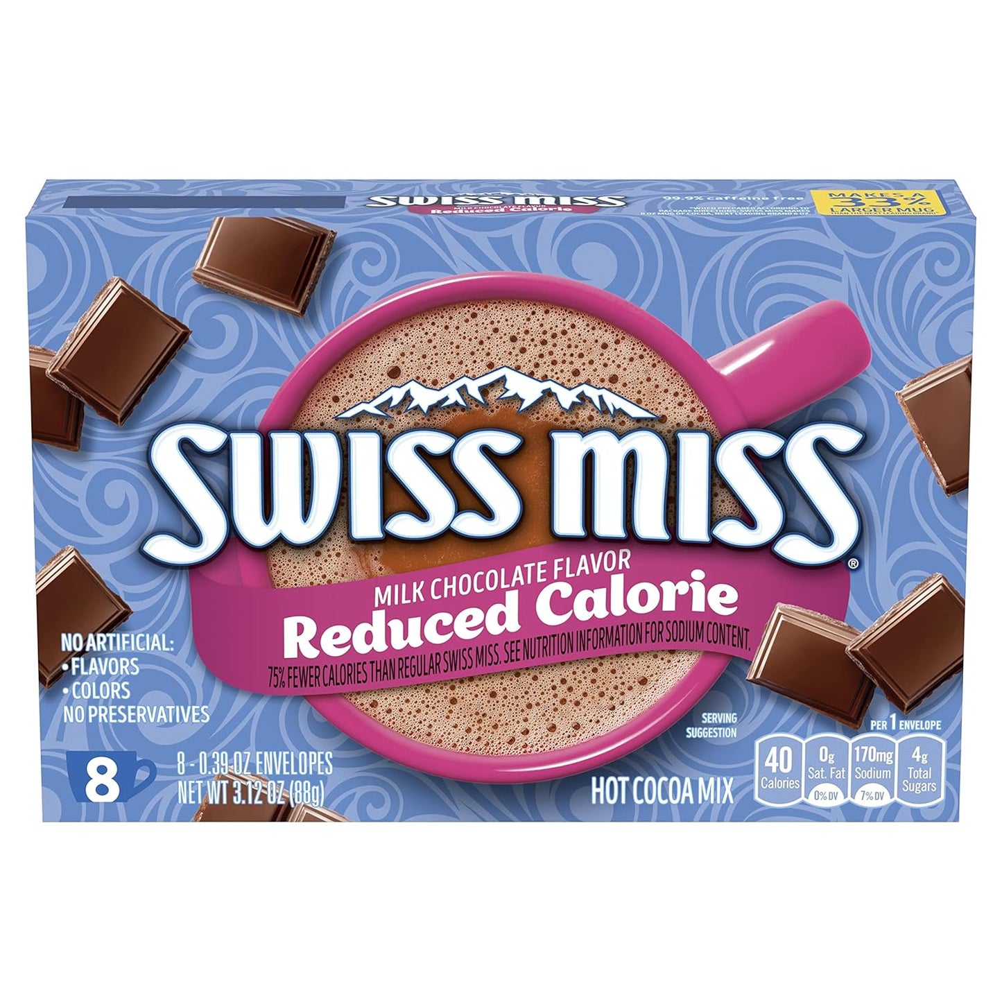 reduced-calorie formulation at 35 calories per serving
