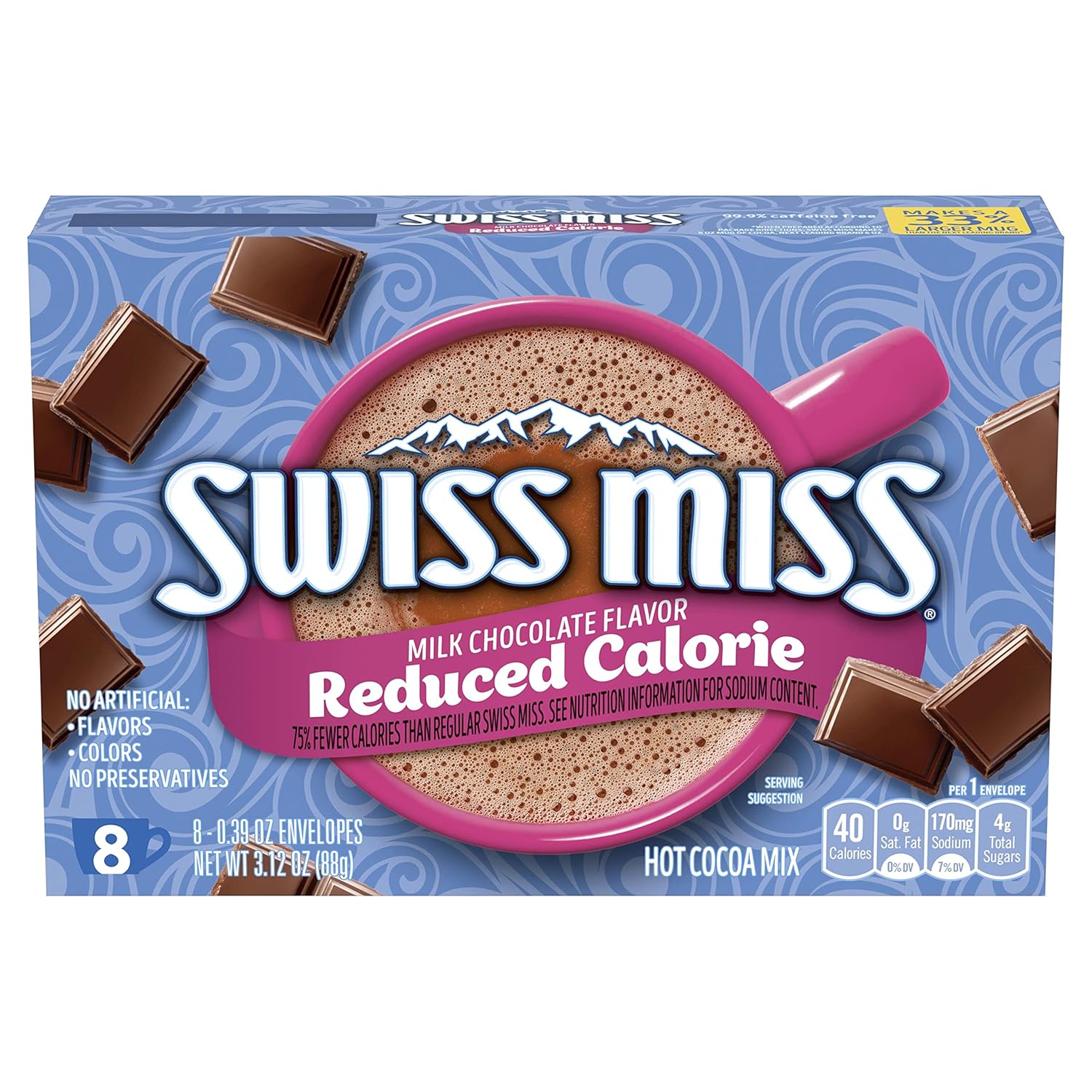 reduced-calorie formulation at 35 calories per serving