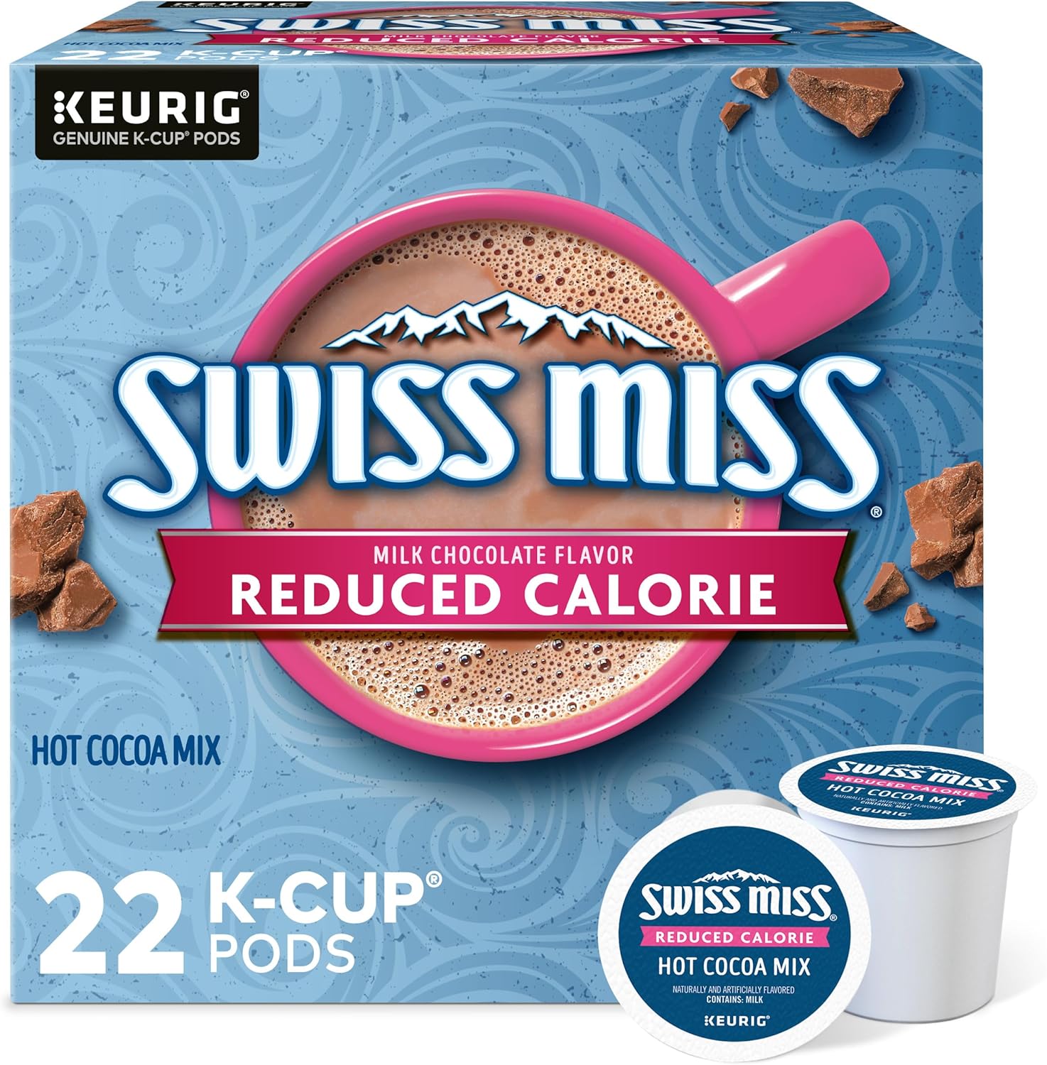 reduced-calorie milk chocolate cocoa blend
