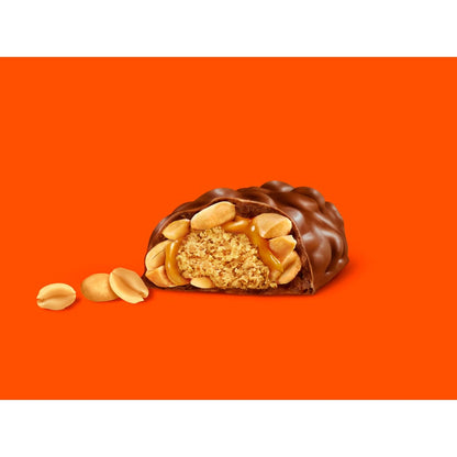 REESE'S NUTRAGEOUS Candy Bars – Bulk Birthday Gift for Mom and Her, Individually Wrapped Chocolate Peanut Butter Caramel Bars for Holiday Gift Baskets