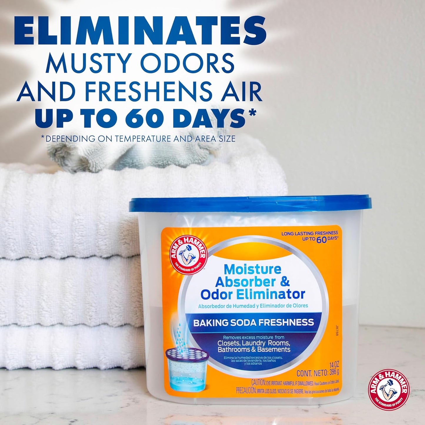 refillable 14 oz plastic tub with replaceable pouches available separately