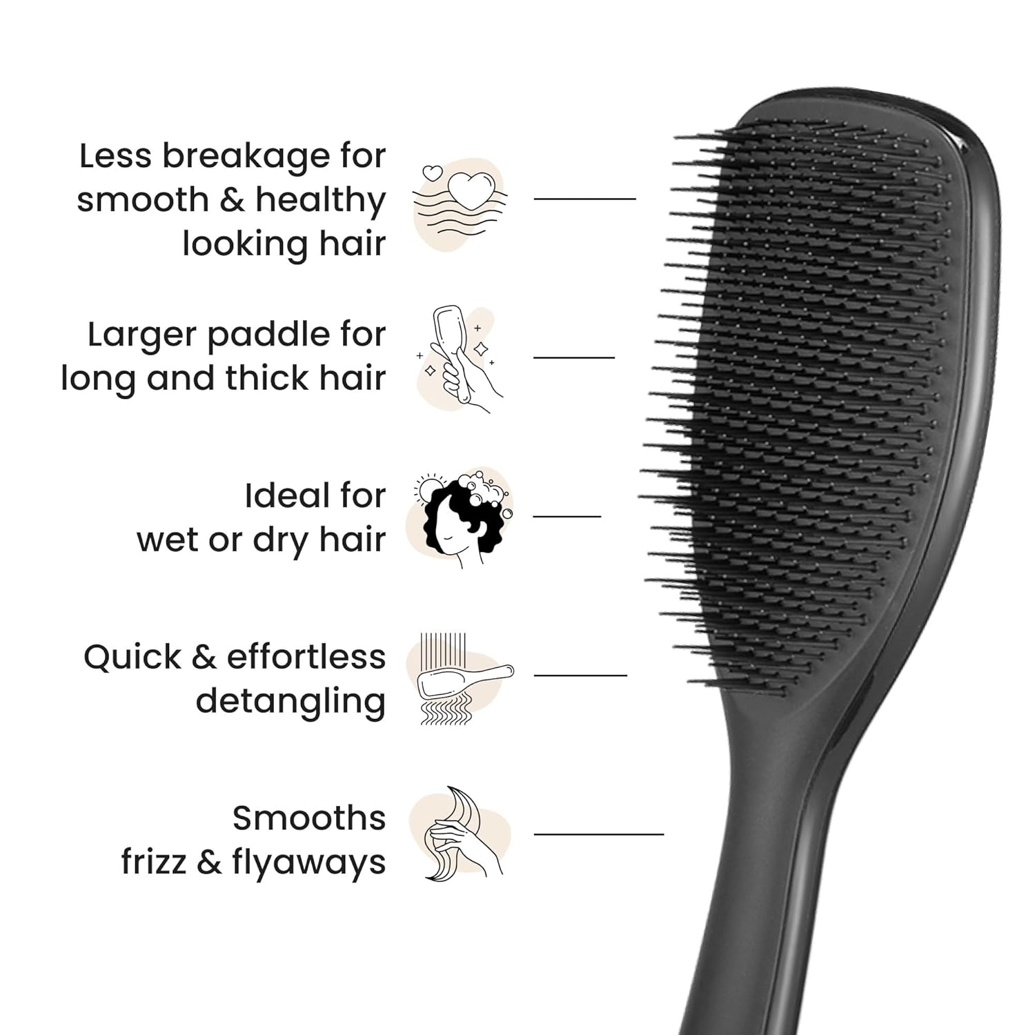 regular-flex teeth calibrated for a balance of grip and gentleness