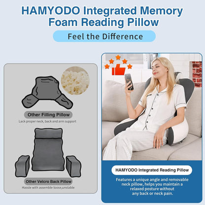 removable snap-on/off neck pillow for customizable cervical support