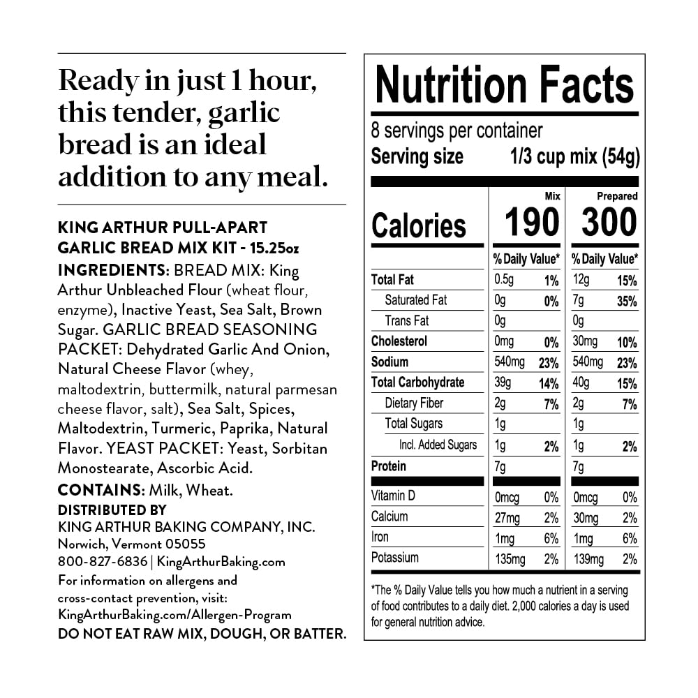requires only water and butter as added ingredients