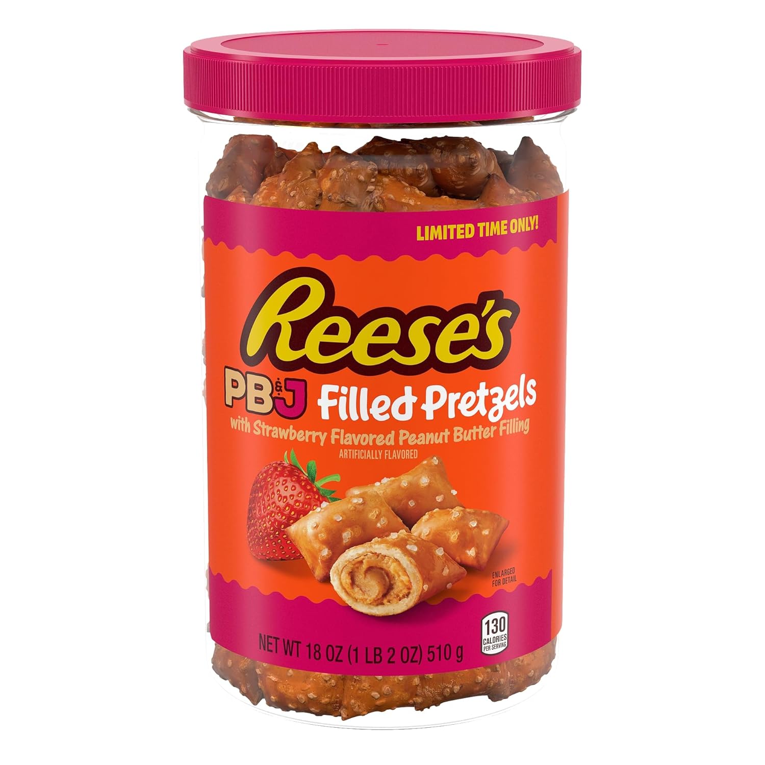 resealable 18 oz cannister packaging for freshness and on-the-go portability