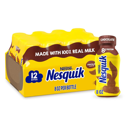 resealable 8 fl oz single-serve bottle (14 fl oz in cinnamon variant) designed for on-the-go consumption
